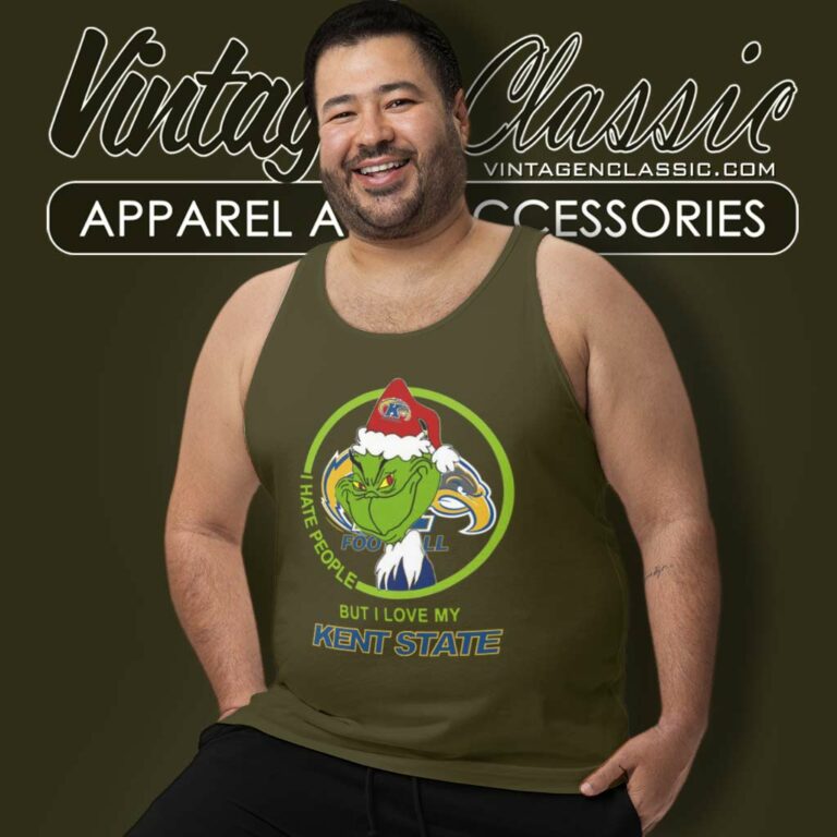 Kent State Golden Flashes Ncaa Christmas Grinch Shirt I Hate People But I Love My Kent State Tank Top Racerback Kent State Golden Flashes Ncaa Christmas Grinch Shirt I Hate People But I Love My Kent State Tank Top Racerback