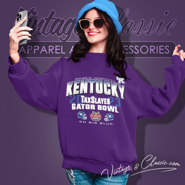 Kentucky Wildcats 2023 Taxslayer Gator Bowl Go Big Blue Sweatshirt Kentucky Wildcats 2023 Taxslayer Gator Bowl Go Big Blue Sweatshirt
