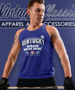 Kentucky Wildcats 2023 Taxslayer Gator Bowl Go Big Blue Tank Top Racerback