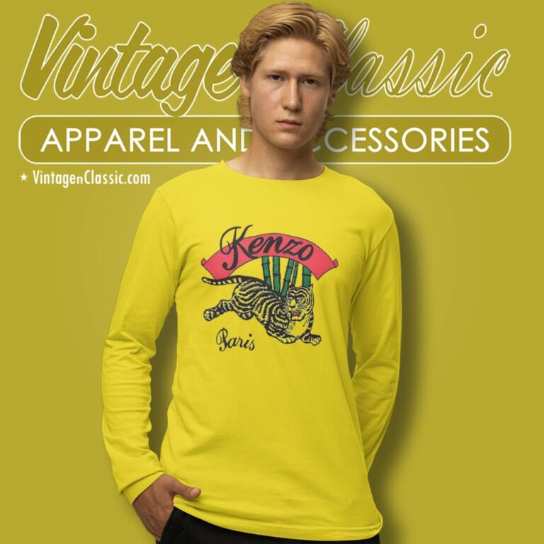 Kenzo Bamboo Tiger Long Sleeve Tee Kenzo Bamboo Tiger Long Sleeve Tee