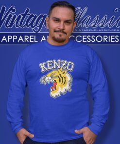 Kenzo Big Tiger Logo Shirt 6 Kenzo Big Tiger Logo Long Sleeve Tee