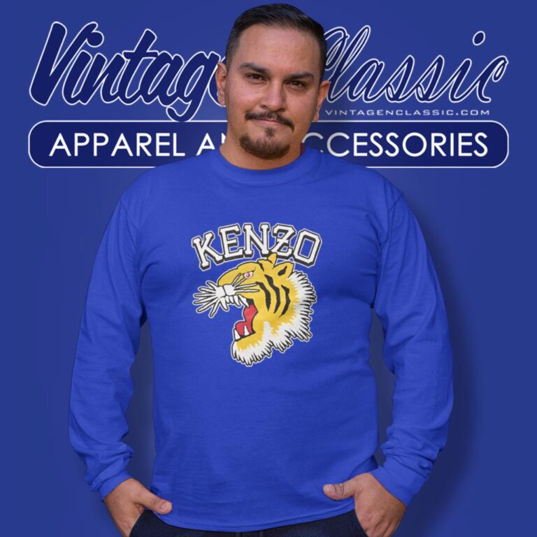 Kenzo Big Tiger Logo Long Sleeve Tee Kenzo Big Tiger Logo Long Sleeve Tee