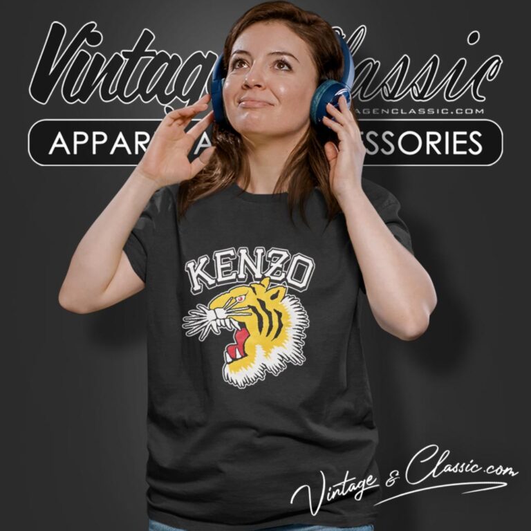 Kenzo Big Tiger Logo Women T Shirt Kenzo Big Tiger Logo Women T Shirt