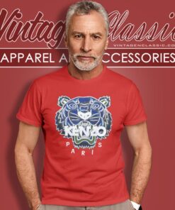 Kenzo Blue Tiger Shirt 4 Kenzo Blue Tiger T Shirt
