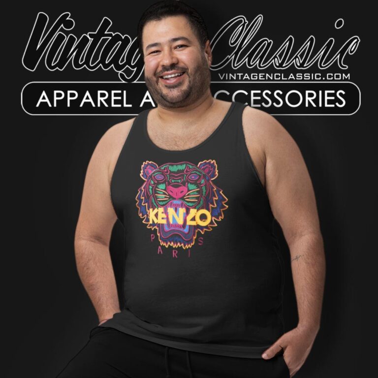 Kenzo Classic Tiger Tank Top Racerback Kenzo Classic Tiger Tank Top Racerback