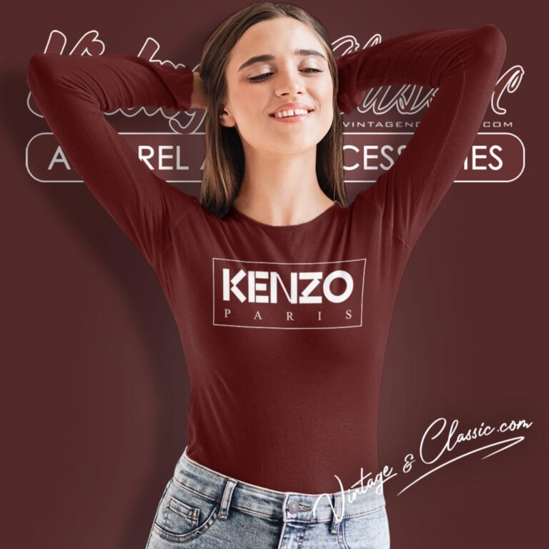 Kenzo Paris Logo Long Sleeve Tee Kenzo Paris Logo Long Sleeve Tee