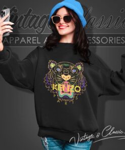 Kenzo Paris Yellow Tiger Logo Shirt 3 Kenzo Paris Yellow Tiger Logo Sweatshirt