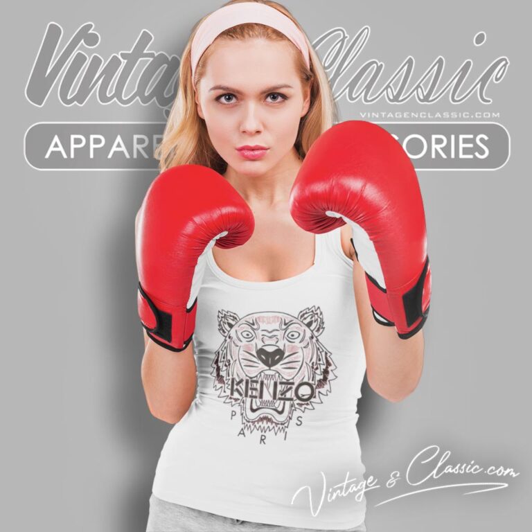 Kenzo Tiger Drawing Logo Tank Top Racerback Kenzo Tiger Drawing Logo Tank Top Racerback