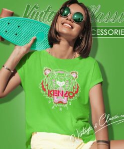 Kenzo Tiger Logo Women T Shirt