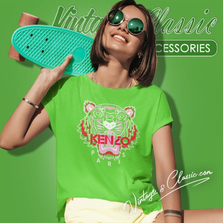 Kenzo Tiger Logo Women T Shirt Kenzo Tiger Logo Women T Shirt