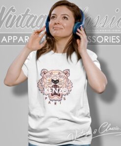Kenzo Tiger Print Logo Shirt 5 Kenzo Tiger Print Logo Women T Shirt