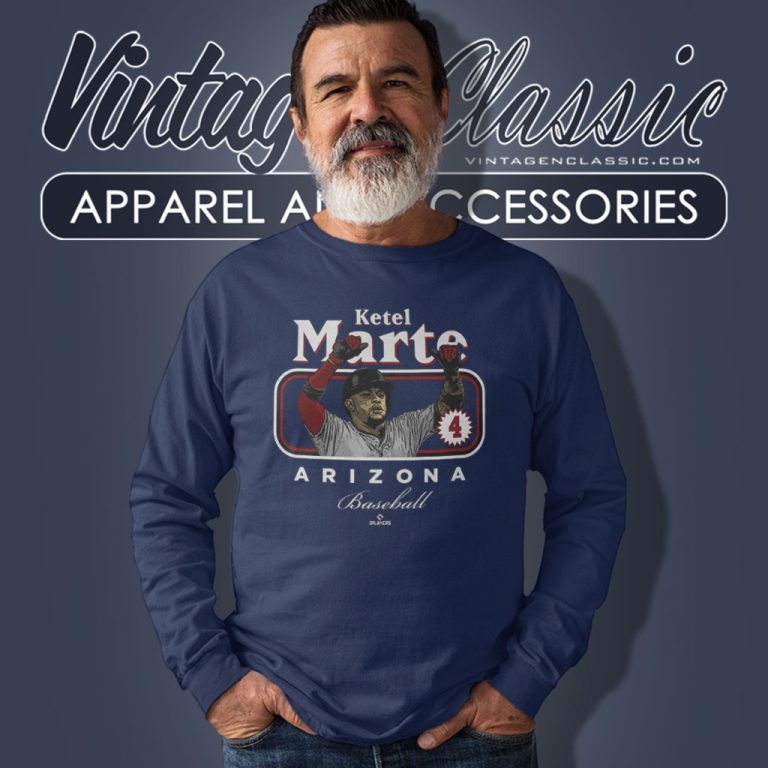 Ketel Marte Arizona Baseball Long Sleeve Tee Ketel Marte Arizona Baseball Long Sleeve Tee