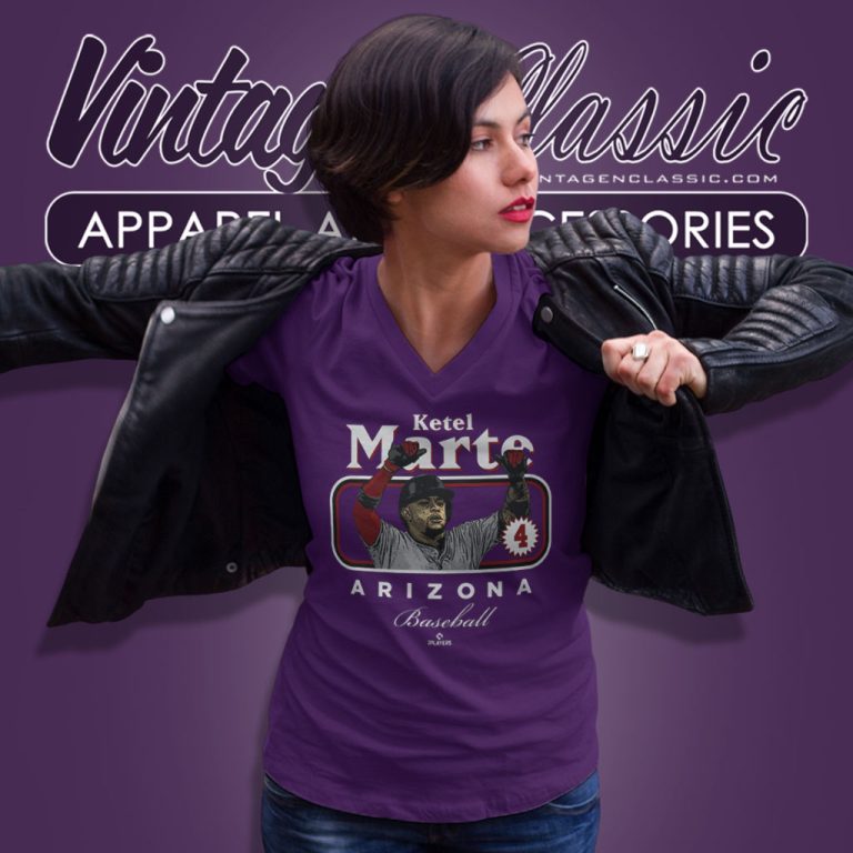 Ketel Marte Arizona Baseball V Neck TShirt Ketel Marte Arizona Baseball V Neck TShirt