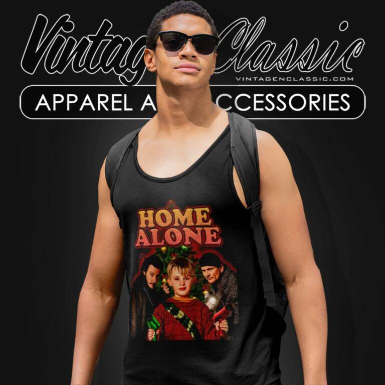 Kevin And Two Stupid Thieves Home Alone Tank Top Racerback Kevin And Two Stupid Thieves Home Alone Tank Top Racerback