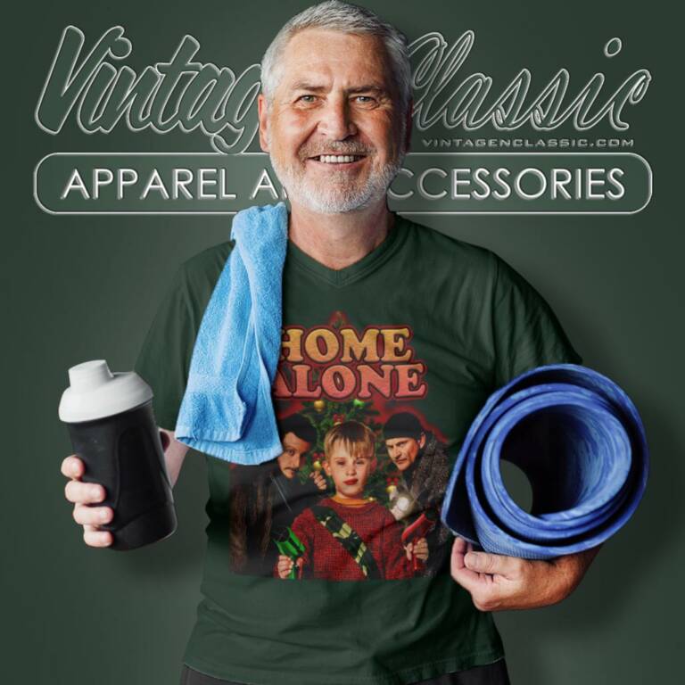 Kevin And Two Stupid Thieves Home Alone V Neck TShirt Kevin And Two Stupid Thieves Home Alone V Neck TShirt