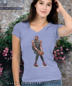 Kevin Durant Brooklyn Nets Basketball V Neck TShirt
