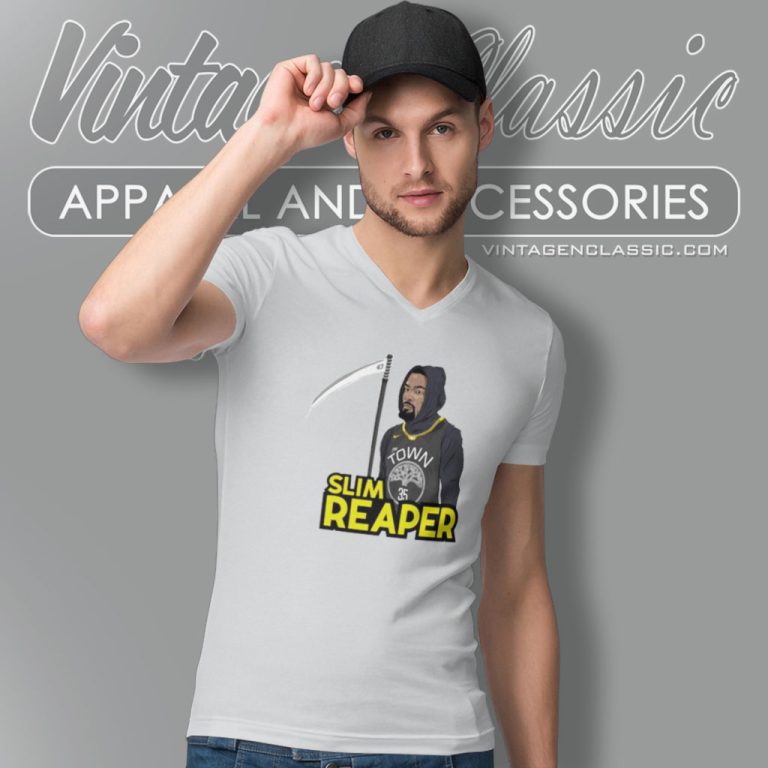 Kevin Durant Brooklyn Nets Slim Reaper V Neck TShirt Kevin Durant Brooklyn Nets Slim Reaper V Neck TShirt