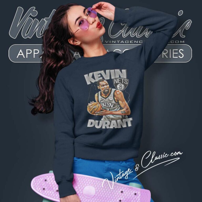 Kevin Durant Brooklyn Nets Sweatshirt Kevin Durant Brooklyn Nets Sweatshirt