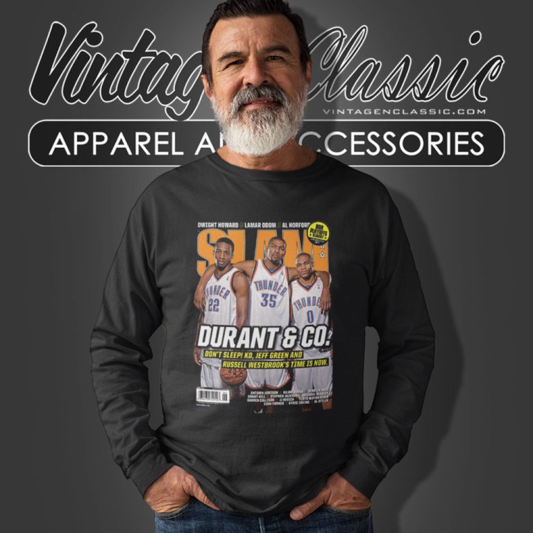 Kevin Durant Russell Westbrook Oklahoma City Thunder Nba Long Sleeve Tee Kevin Durant Russell Westbrook Oklahoma City Thunder Nba Long Sleeve Tee