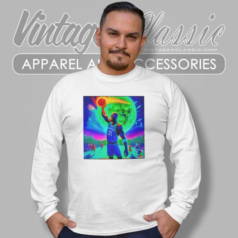 Kevin Garnett Kg Intensity Psychedelic Meme Minnesota Timberwolves Long Sleeve Tee Kevin Garnett Kg Intensity Psychedelic Meme Minnesota Timberwolves Long Sleeve Tee