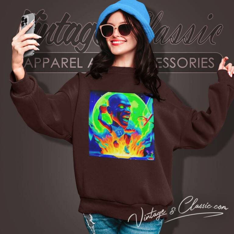 Kevin Garnett Kg Minnesota Timberwolves Hes On Fire Psychedelic Meme Sweatshirt Kevin Garnett Kg Minnesota Timberwolves Hes On Fire Psychedelic Meme Sweatshirt