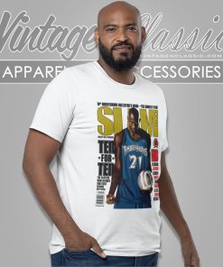 Kevin Garnett Minnesota Timberwolves Nba Slam Cover T Shirt