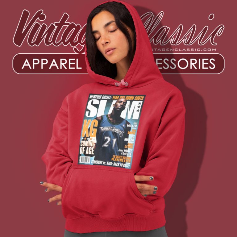 Kevin Garnett Minnesota Timberwolves Nba Slam Hoodie Kevin Garnett Minnesota Timberwolves Nba Slam Hoodie