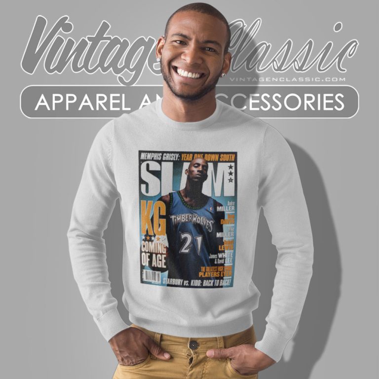 Kevin Garnett Minnesota Timberwolves Nba Slam Sweatshirt Kevin Garnett Minnesota Timberwolves Nba Slam Sweatshirt