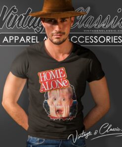 Kevin Mccallister Scream Home Alone V Neck TShirt