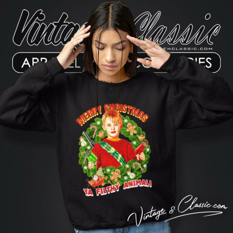 Kevin Merry Christmas Ya Filthy Animal Sweatshirt Kevin Merry Christmas Ya Filthy Animal Sweatshirt