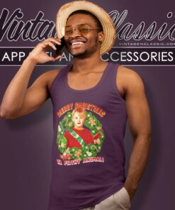 Kevin Merry Christmas Ya Filthy Animal Tank Top Racerback