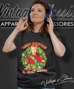 Kevin Merry Christmas Ya Filthy Animal Women T Shirt