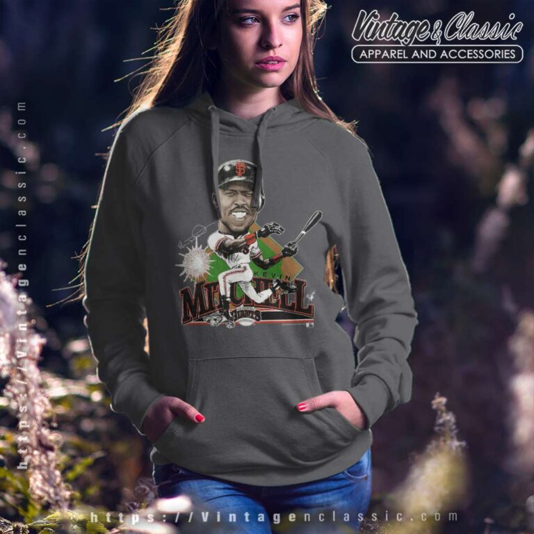 Kevin Mitchell San Francisco Giants Caricature Hoodie Kevin Mitchell San Francisco Giants Caricature Hoodie