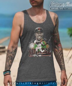 Kevin Mitchell San Francisco Giants Caricature Tank Top Racerback