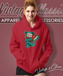 Kewpie Deadhead Dancing Bear Heart Shirt Greatful Dead Hoodie