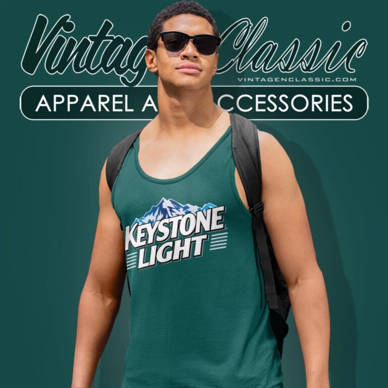 Keystone Light Beer Logo Tank Top Racerback Keystone Light Beer Logo Tank Top Racerback