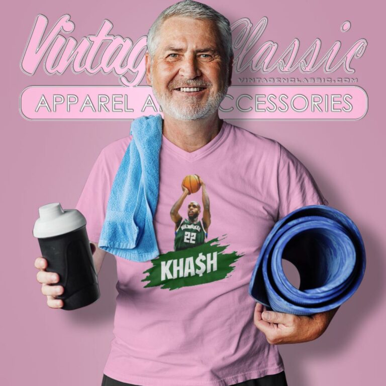 Khris Middleton Milwaukee Bucks V Neck TShirt Khris Middleton Milwaukee Bucks V Neck TShirt