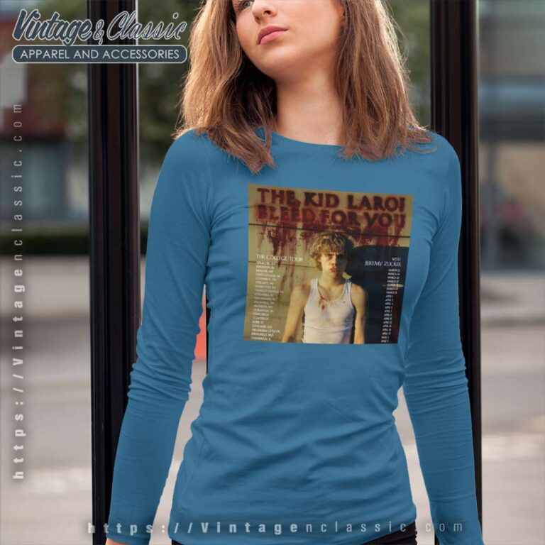 Kid Laroi Bleed For You Poster Long Sleeve Tee Kid Laroi Bleed For You Poster Long Sleeve Tee