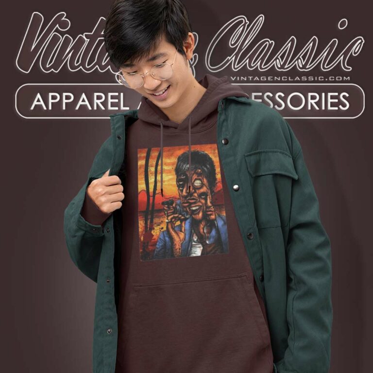 Kightek Scarface 1983 Film Poster Hoodie Kightek Scarface 1983 Film Poster Hoodie