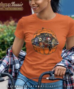 Killer Team Horror Pumpkin Halloween Women TShirt