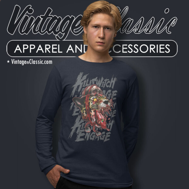 Killswitch Engage Leopard Long Sleeve Tee Killswitch Engage Leopard Long Sleeve Tee