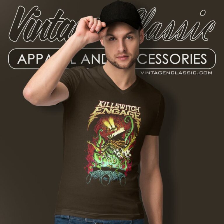 Killswitch Engage Monster V Neck TShirt Killswitch Engage Monster V Neck TShirt