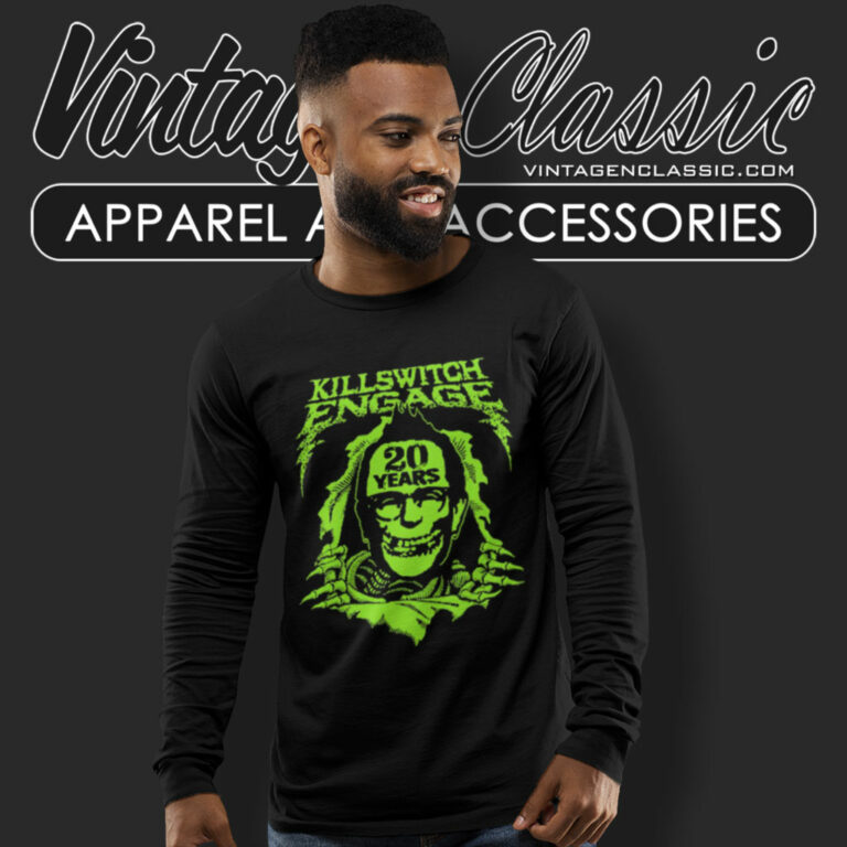 Killswitch Engage Shirt 20th Anniversary Long Sleeve Tee Killswitch Engage Shirt 20th Anniversary Long Sleeve Tee