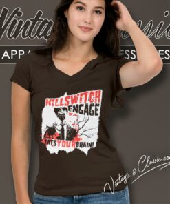Killswitch Engage Shirt Eats Your Brain V Neck TShirt