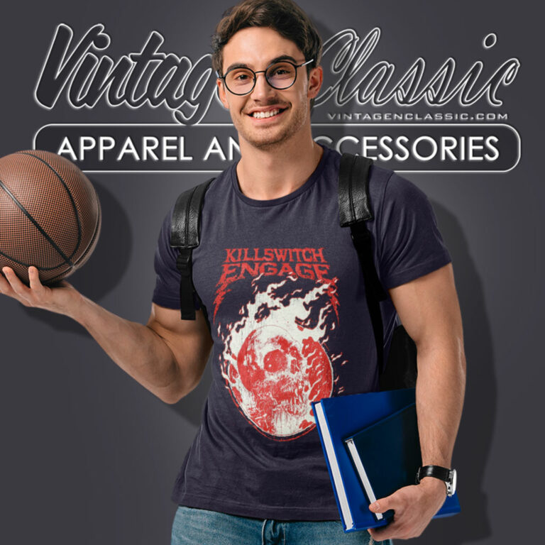 Killswitch Engage Shirt Flame Skull T Shirt Killswitch Engage Shirt Flame Skull T Shirt