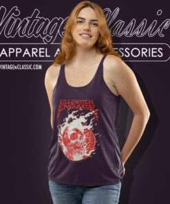 Killswitch Engage Shirt Flame Skull 4 Killswitch Engage Shirt Flame Skull Tank Top Racerback