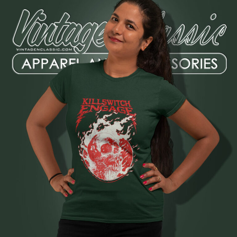 Killswitch Engage Shirt Flame Skull Women T Shirt Killswitch Engage Shirt Flame Skull Women T Shirt