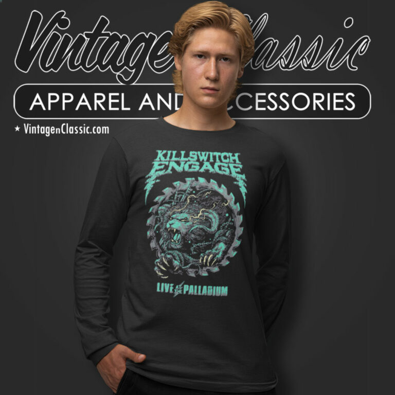 Killswitch Engage Shirt Lion Blade Long Sleeve Tee Killswitch Engage Shirt Lion Blade Long Sleeve Tee