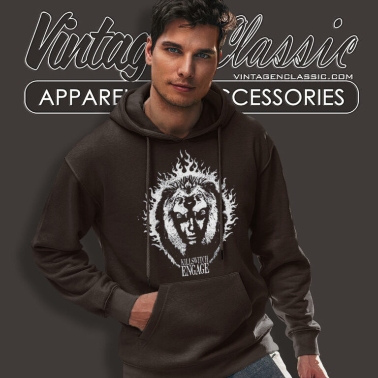 Killswitch Engage Shirt Lion Head Hoodie Killswitch Engage Shirt Lion Head Hoodie
