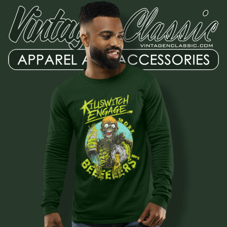 Killswitch Engage Shirt Party Zombie Long Sleeve Tee Killswitch Engage Shirt Party Zombie Long Sleeve Tee